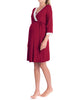 Elegant Maternity Lace Tie Pajama Set ATHLEXES