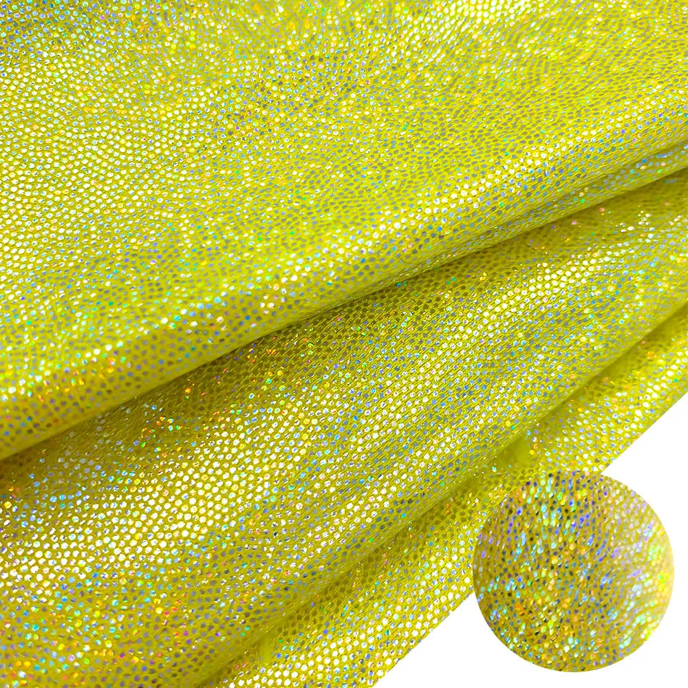 Iridescent Glitter Polyester Fabric for Crafts ATHLEXES