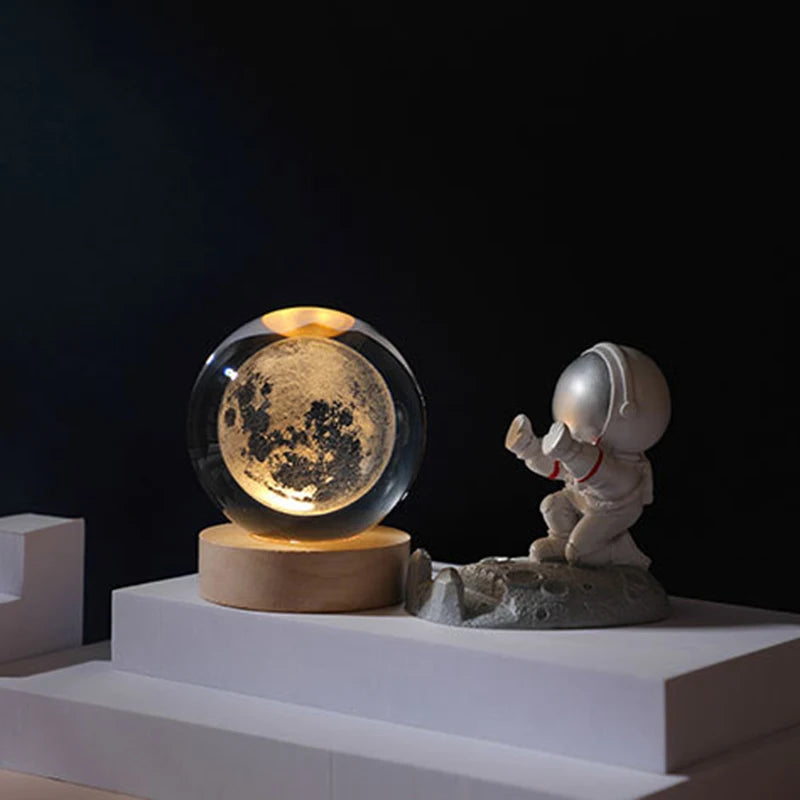 Galactic Crystal Sphere Solar System Home Décor ATHLEXES