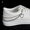 Pearl Charm Metal Shoe Buckle Chain Decorations ATHLEXES