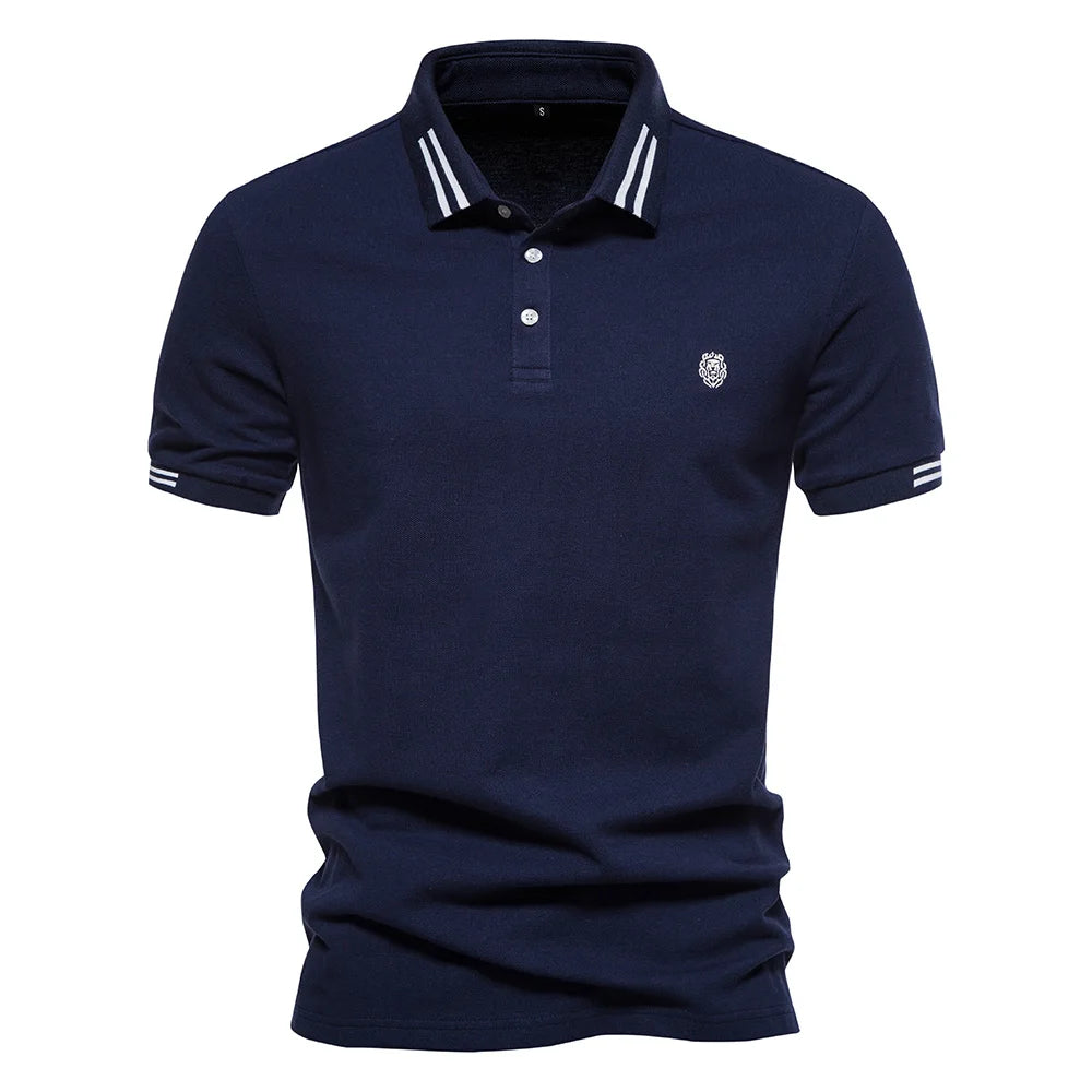 AIOPEON 100% Cotton Casual Men's Polo Shirt ATHLEXES