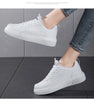 LuxeLite Breathable White Lace-Up Sneakers for Women ATHLEXES