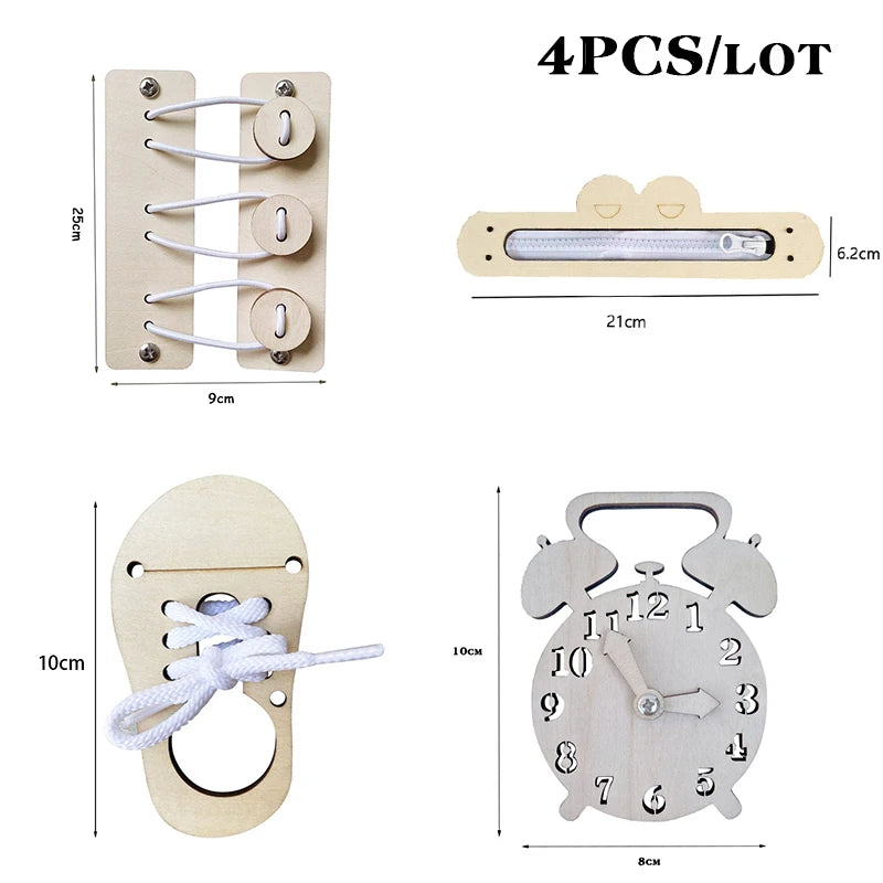 DIY Montessori Busy Board Accessories ATHLEXES
