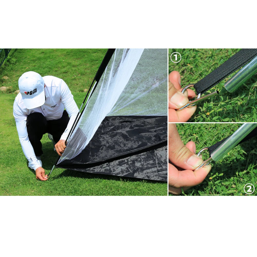 PGM Portable Golf Practice Tent Net System ATHLEXES
