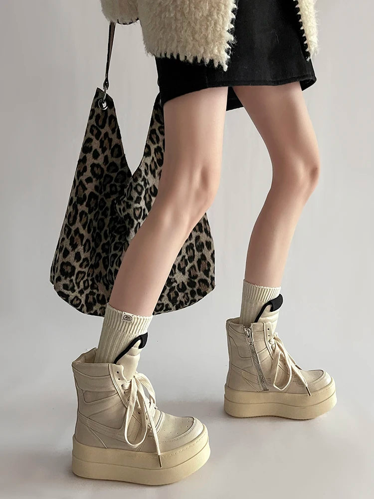 ElevateStyle Thick Sole Ankle Boots for Women ATHLEXES