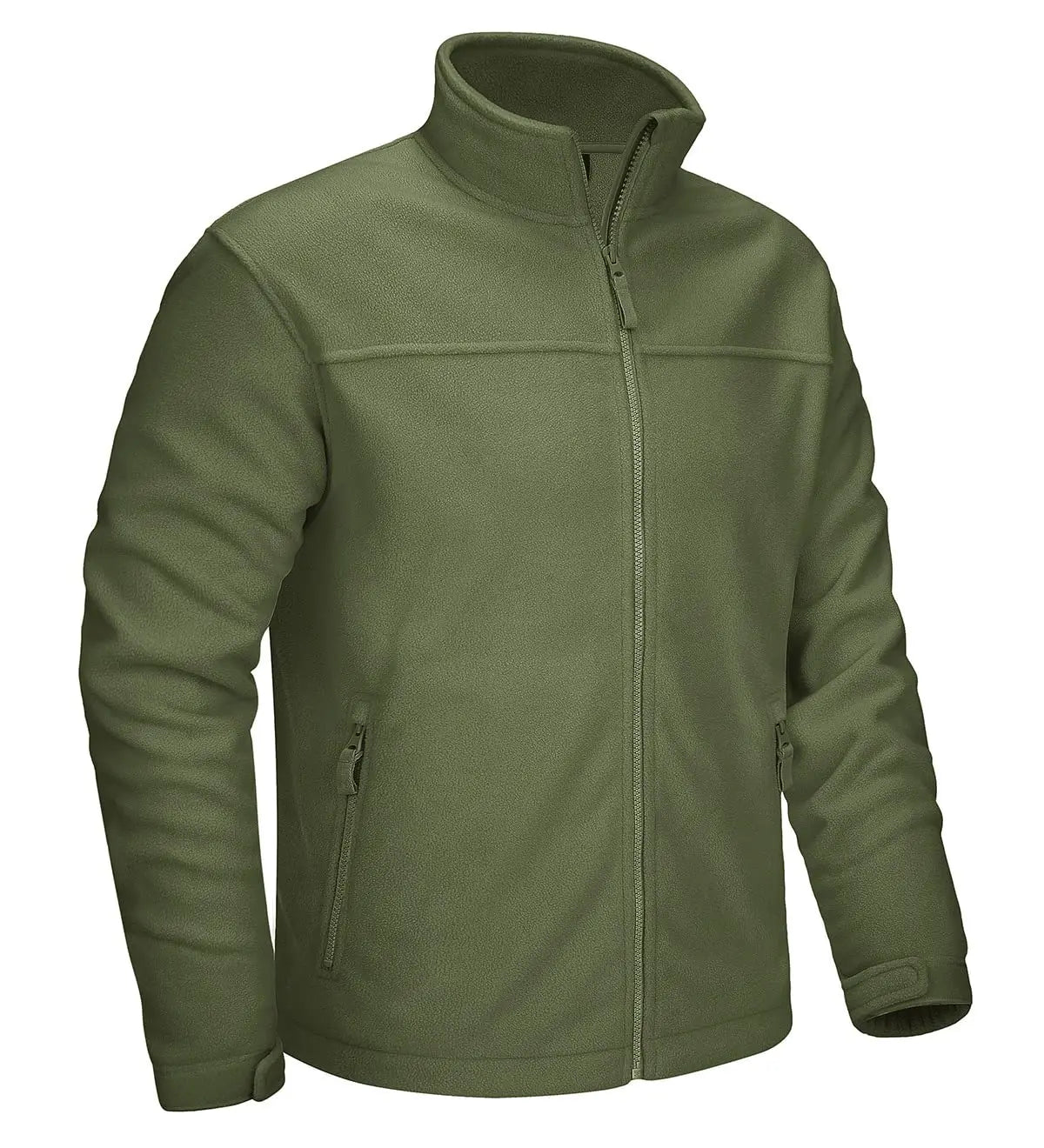 TACVASEN Men's Windproof Fleece Jacket with Pockets ATHLEXES