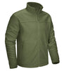 TACVASEN Men's Windproof Fleece Jacket with Pockets ATHLEXES