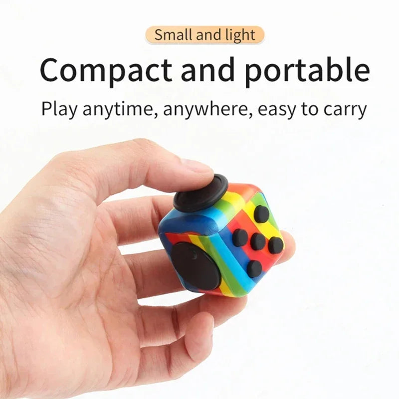 Colorful Fidget Dice for Stress Relief and Focus ATHLEXES