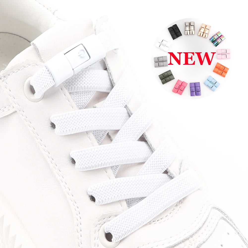 No Tie Elastic Press Lock Shoelaces for All ATHLEXES