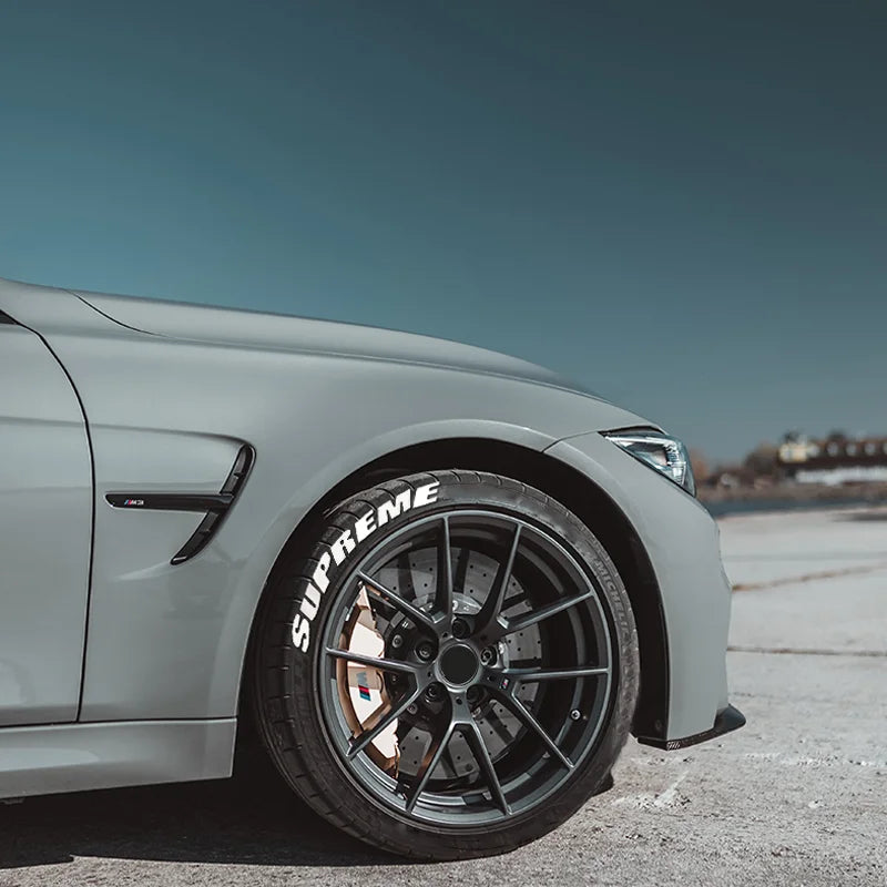 Custom 3D Tire Lettering Stickers for Your Car ATHLEXES