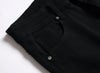 Urban Edge Black Ripped Skinny Biker Jeans ATHLEXES
