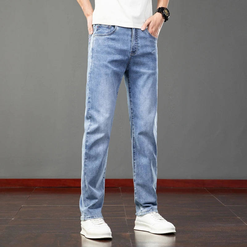 Classic Fit Men's Slim Stretch Denim Jeans ATHLEXES