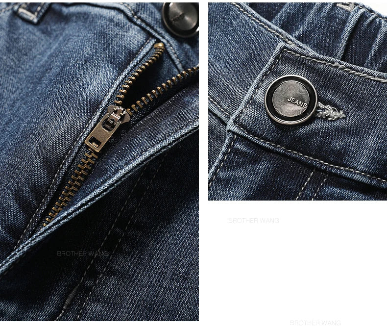Summer Comfort Stretch Men's Loose Jeans ATHLEXES