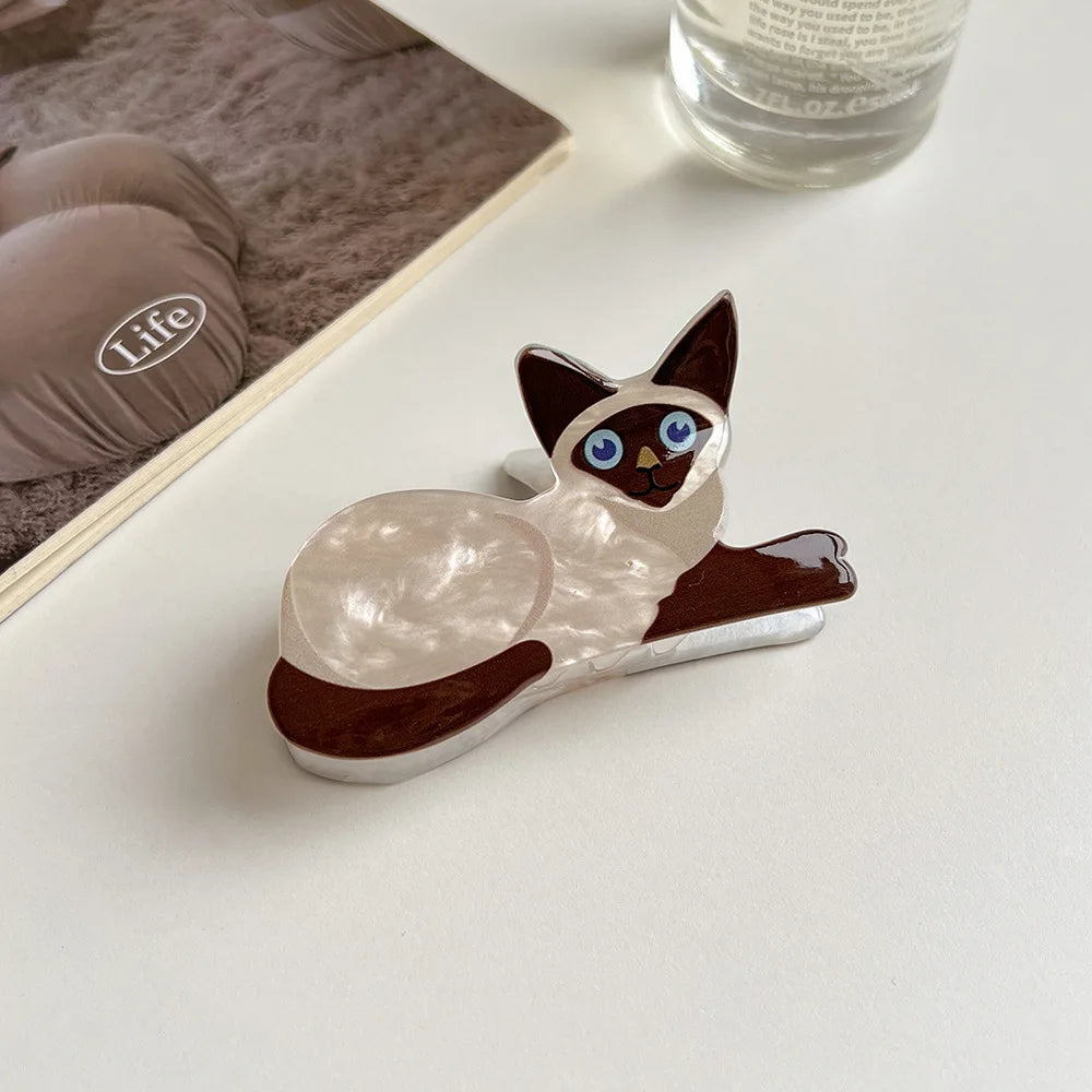 Charming Cat Clip Hairpin for Girls ATHLEXES