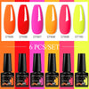 NailArt Pro 6pc UV Gel Polish Kit for Manicure ATHLEXES
