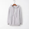 Chic Monochrome Hooded Sweater for Women ATHLEXES