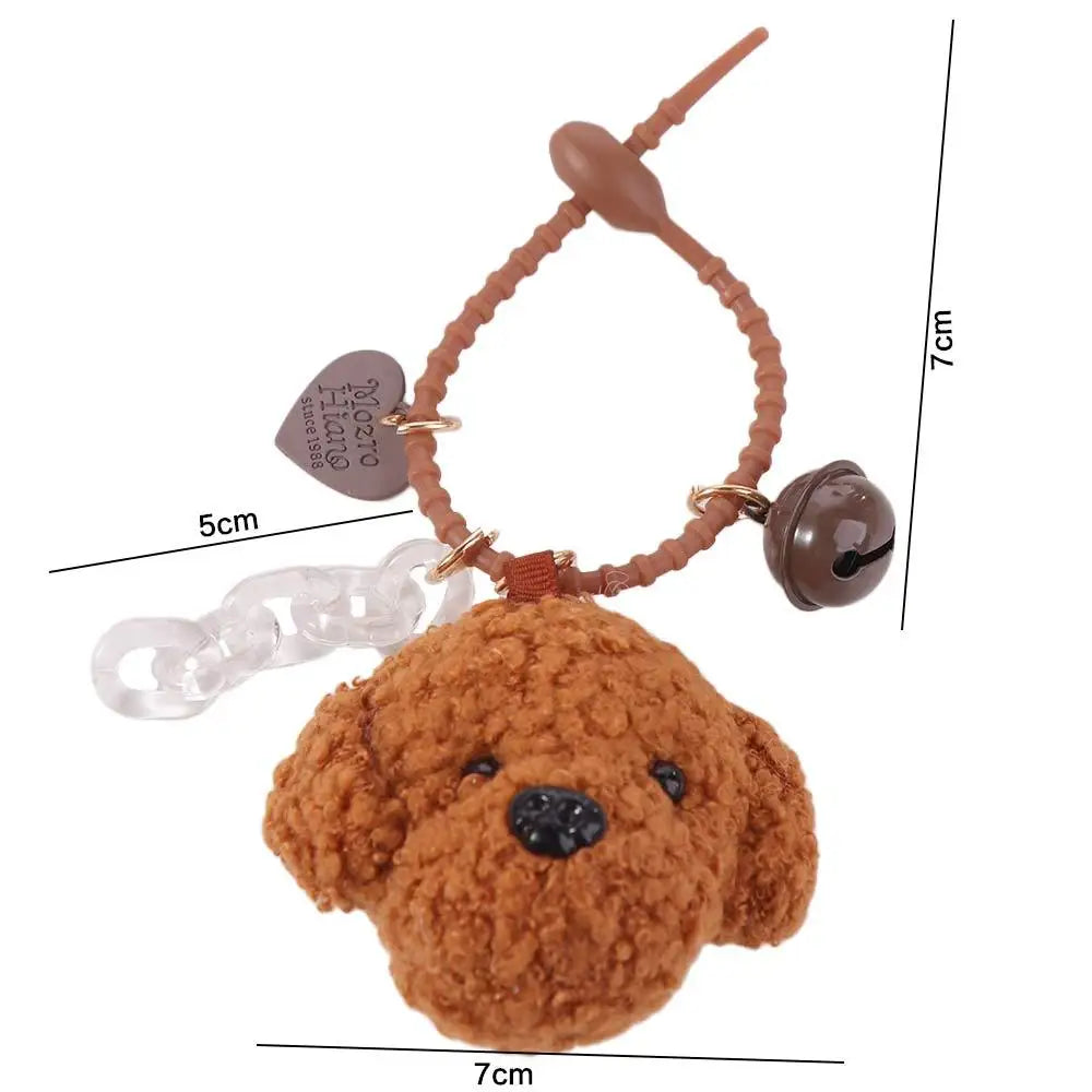 Charming Poodle Plush Keychain for Dog Lovers ATHLEXES
