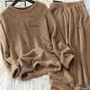 CozyChic Women's Velvet Tracksuit Set ATHLEXES