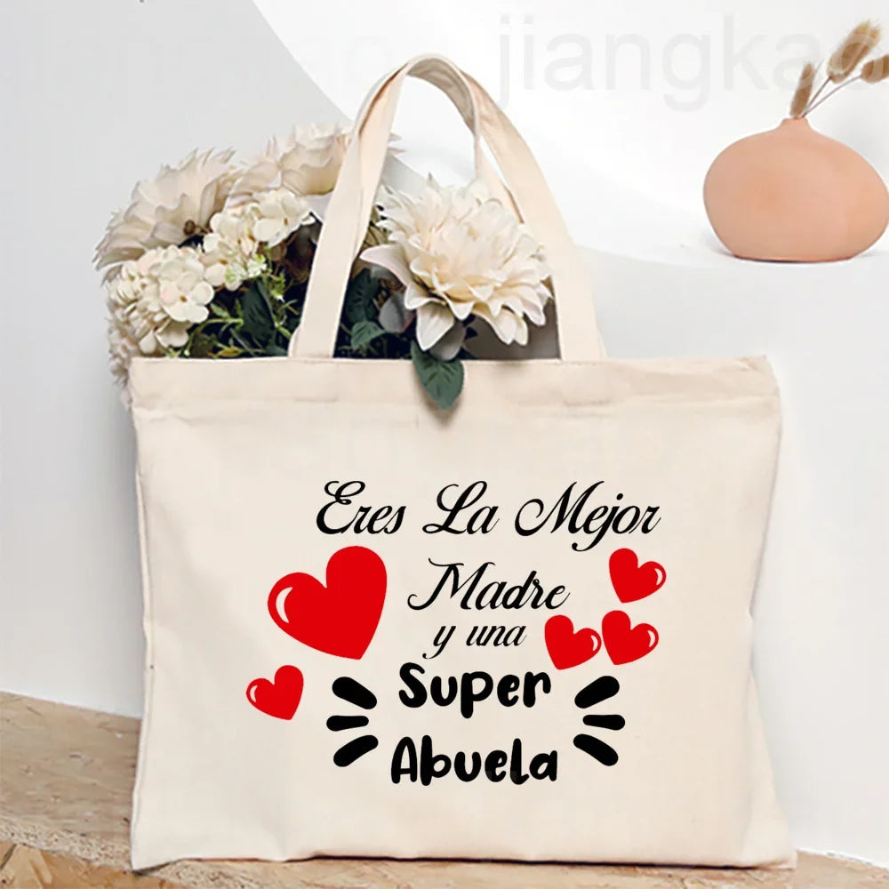 Bulldog Love Canvas Tote Bag ATHLEXES