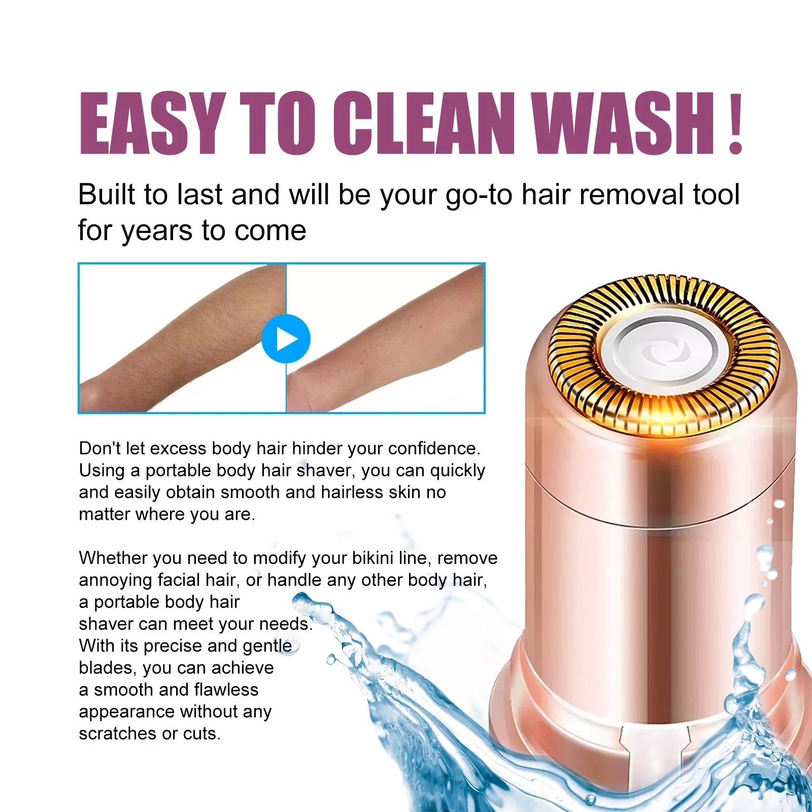 SilkSmooth Lipstick Hair Remover Tool ATHLEXES