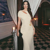 Elegant Backless Long Dress for Women ATHLEXES