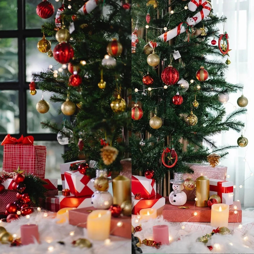 Charming 44Pcs Christmas Ball Ornament Collection ATHLEXES