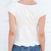 Maemukilabe Retro Kawaii Milkmaid Summer Crop Tee ATHLEXES