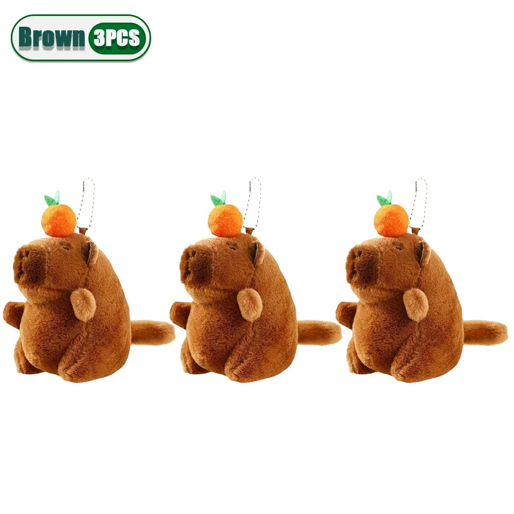 Plush Capybara Keychain Pendant Toy ATHLEXES
