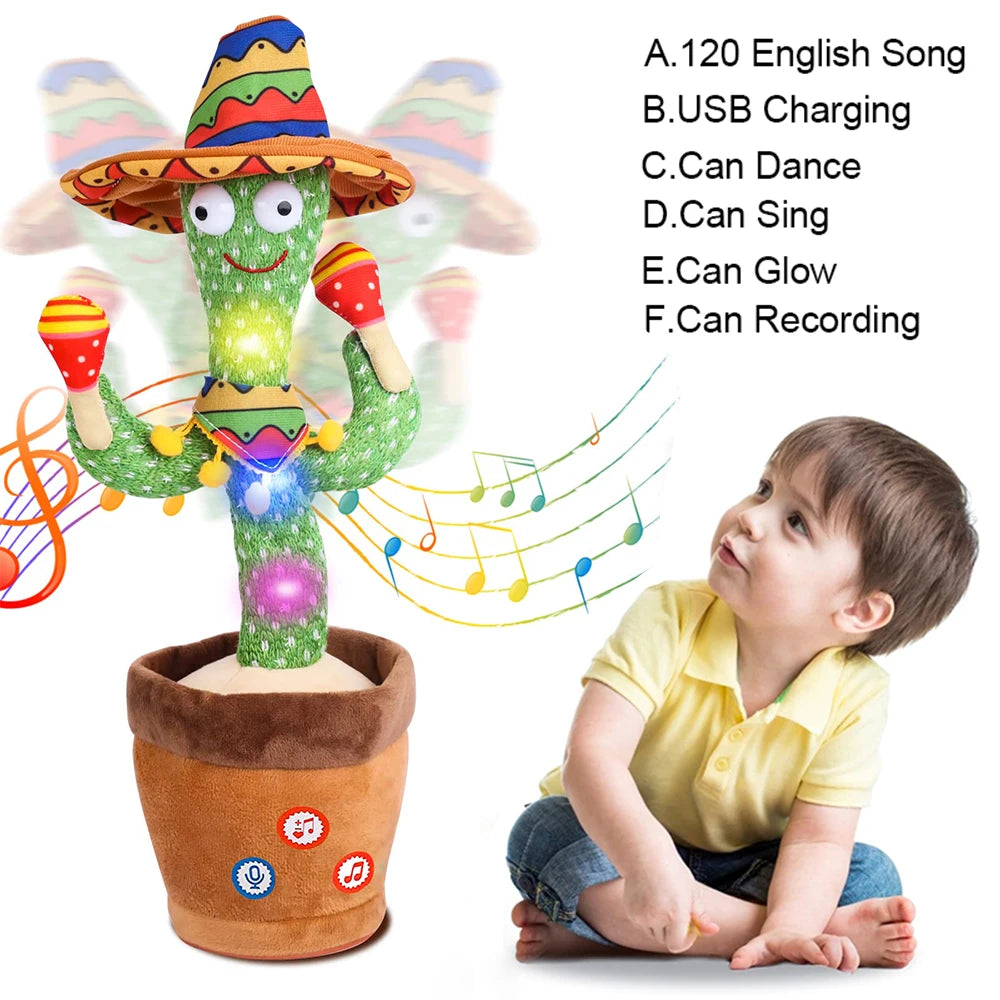 Dancing TalkBack Cactus Toy for Kids ATHLEXES