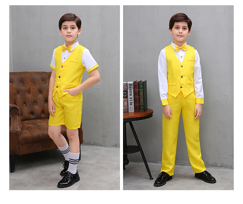 Chic Boys Formal Vest Suit Set for Special Occasions ATHLEXES