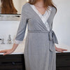 Chic Lace Maternity Nursing Pajamas Set ATHLEXES