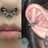MDNEN Titanium Three-Layer Clicker Earring Set ATHLEXES