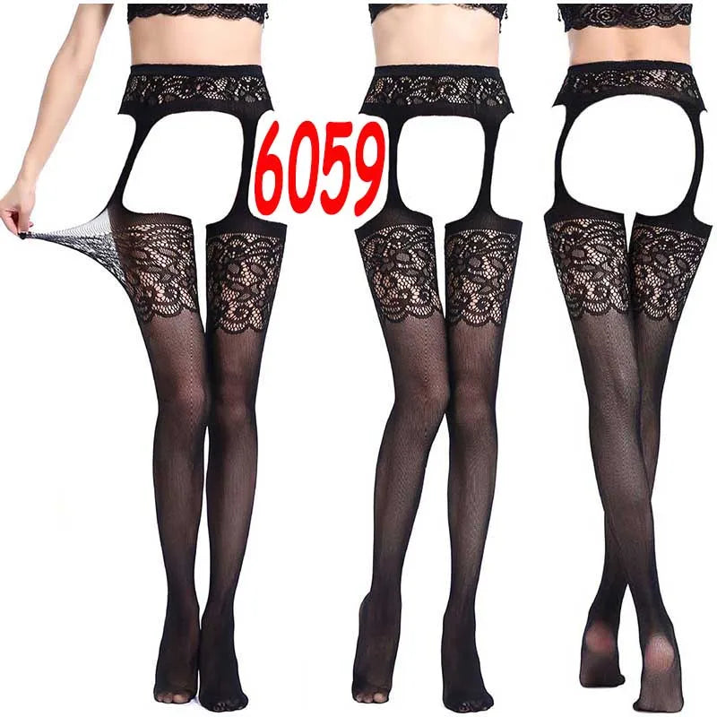 Elegant 19 Styles Lace Tights for Women - Sexy High Waist Fishnet ATHLEXES