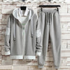 Chic Comfort Men's Hooded Cardigan Set ATHLEXES