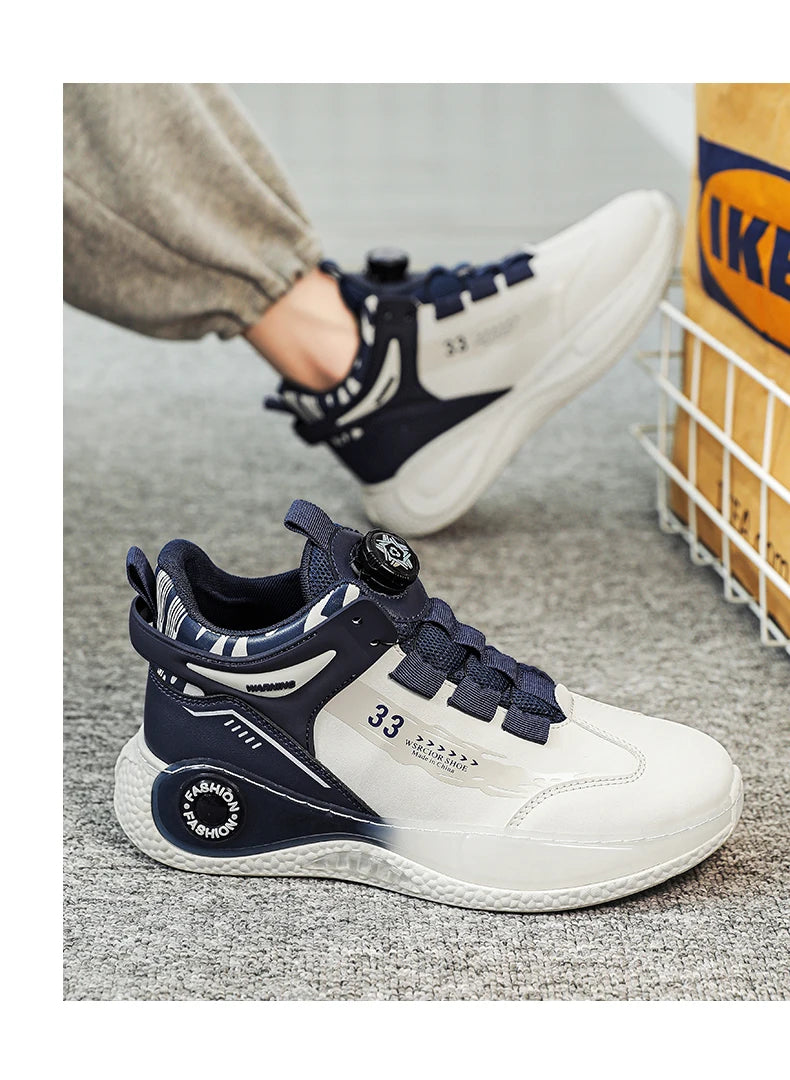 Comfy Rotating Buckle Mens Sneakers for Outdoor Adventures ATHLEXES