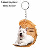 Heartfelt Dog Angel Pendant Keychain ATHLEXES