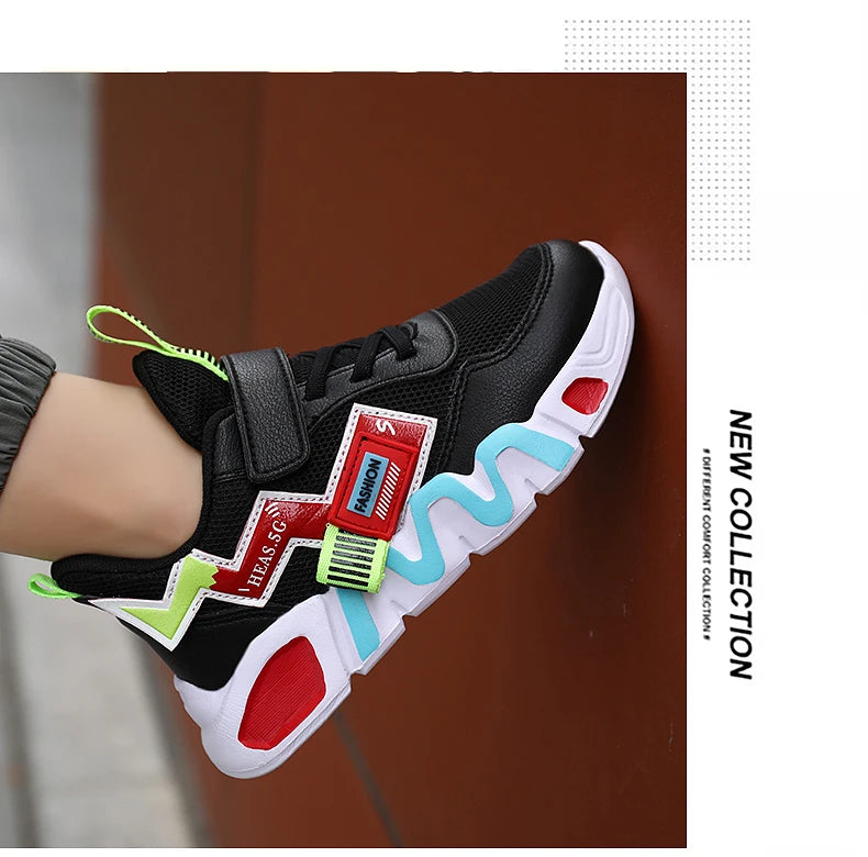 Kids Breathable Mesh Sneakers for Active Boys ATHLEXES