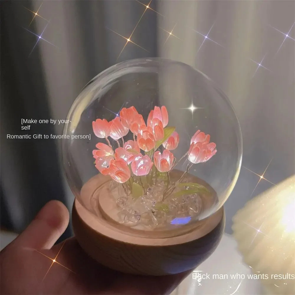 TulipGlow Handmade LED Night Light ATHLEXES