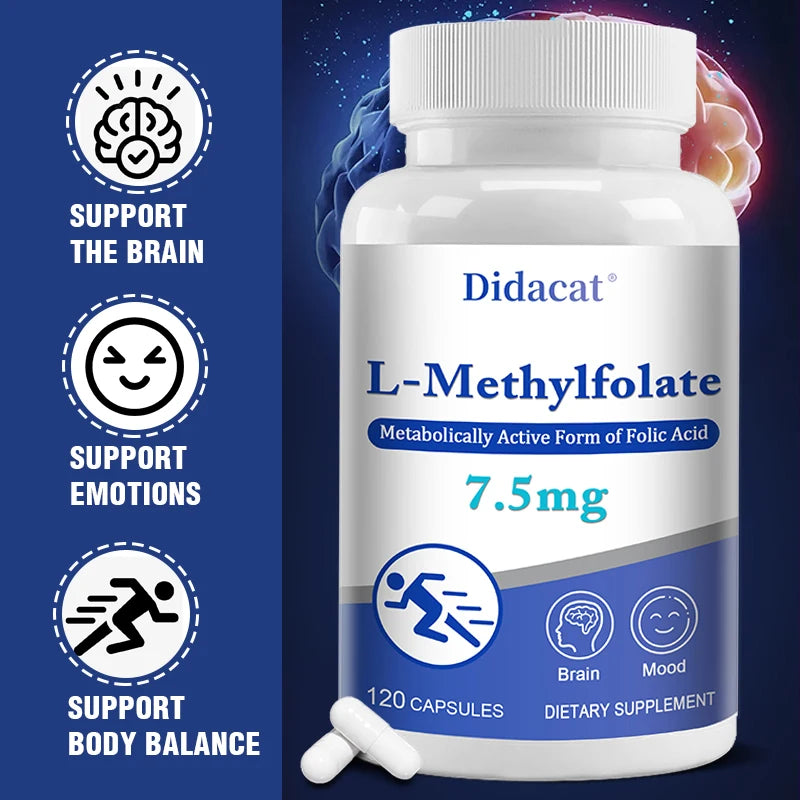ElevateMind L-Methylfolate Cognitive Booster Capsules ATHLEXES