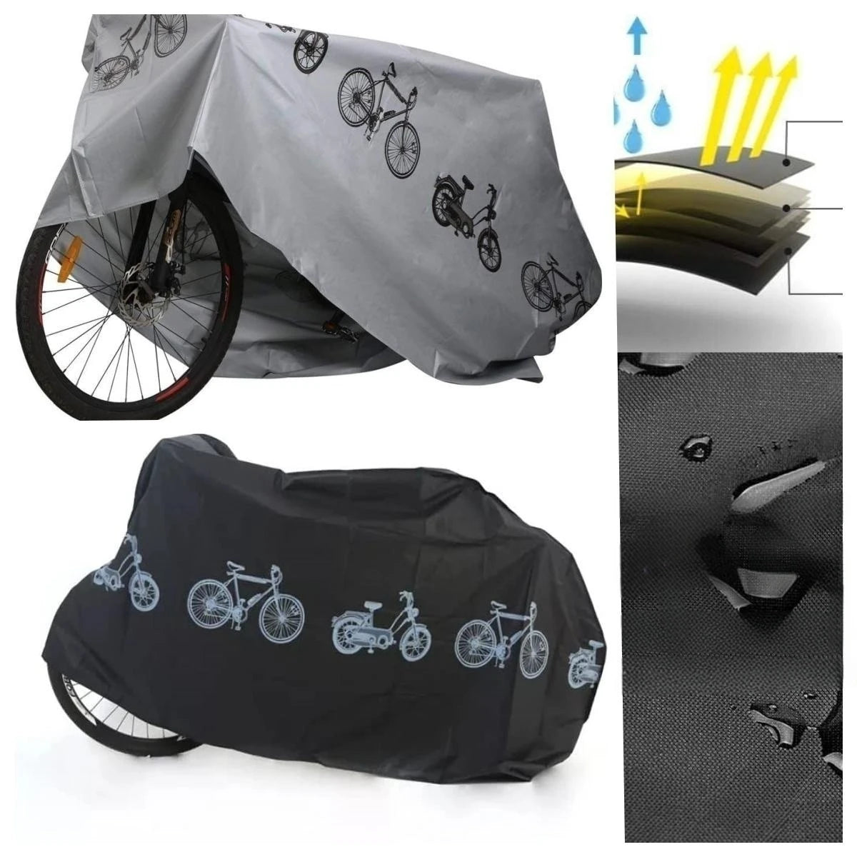All-Weather MTB Bicycle Rain Cover and Sun Shield ATHLEXES