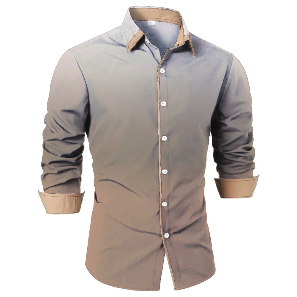 Gradient Comfort Casual Shirt for Men ATHLEXES