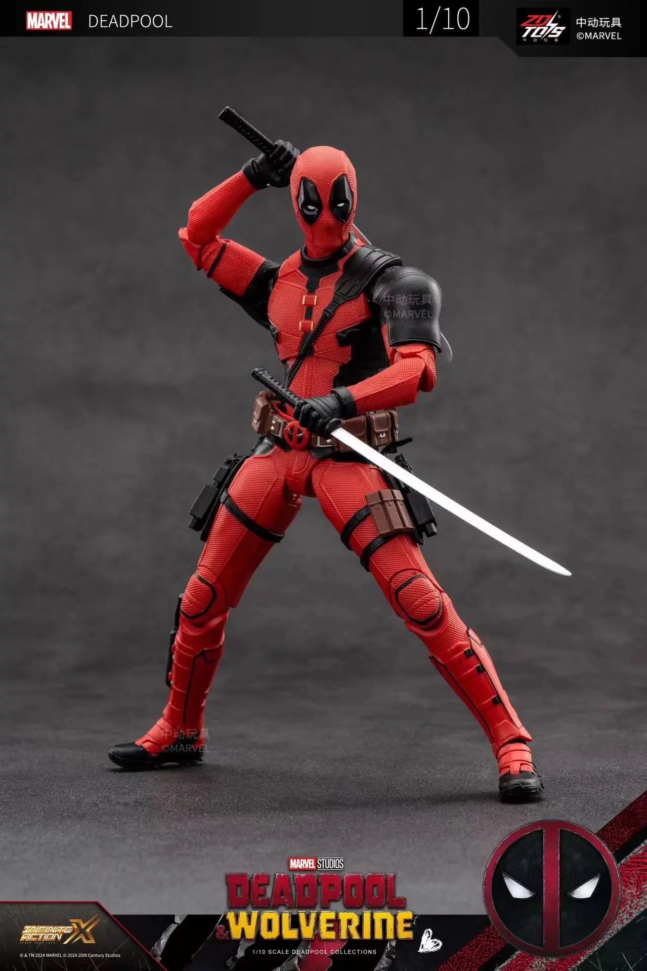 ZD Toys Deadpool & Wolverine Action Figures ATHLEXES