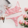 Sexy Lingerie Woman Lace Transparent Underwear Bra Set ATHLEXES