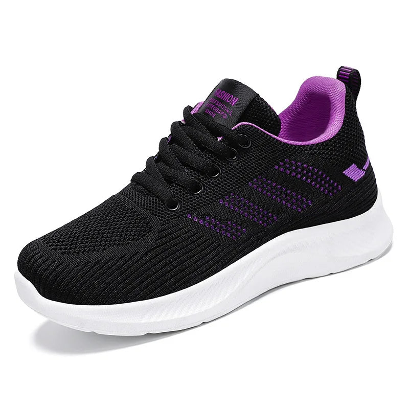 BreathEasy Women's Mesh Flat Sneakers 2024 ATHLEXES