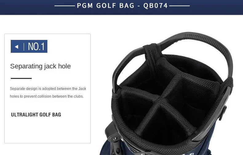 PGM Lightweight Golf Stand Bag for All Clubs ATHLEXES