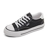 Classic Black Canvas Platform Sneakers for Women ATHLEXES