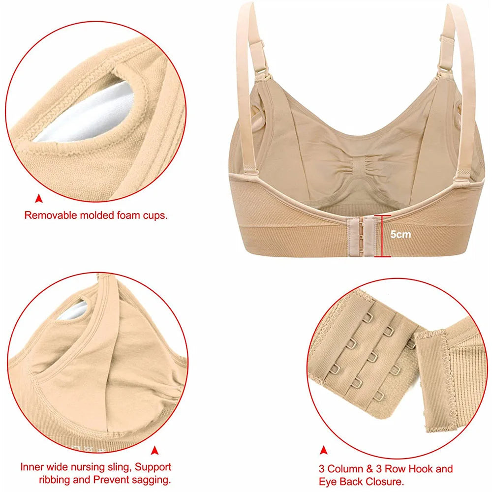 ComfortNest Wireless Nursing Bra ATHLEXES