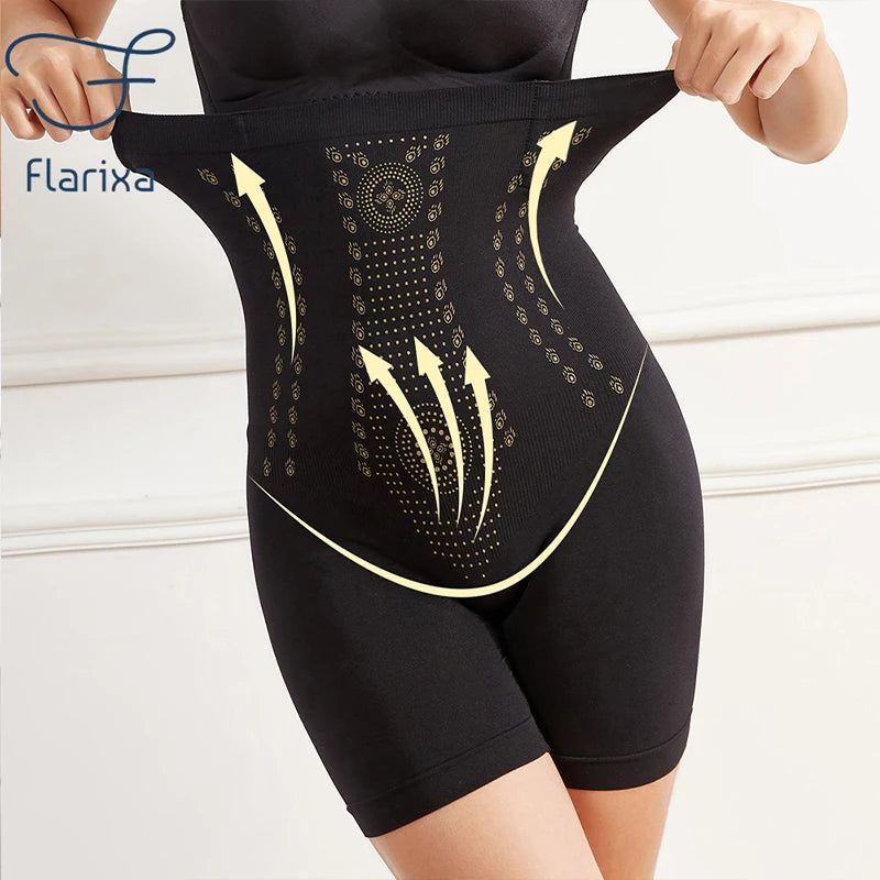 Flarixa Women's Seamless Postpartum Tummy Control Shorts ATHLEXES