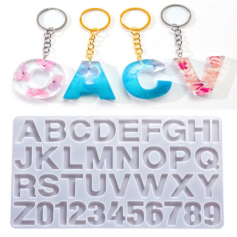 ChicLetter Epoxy Resin Mold for Custom Jewelry ATHLEXES