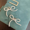 Elegant Pearl Bow Pendant Keychain for Handmade Sneakers ATHLEXES